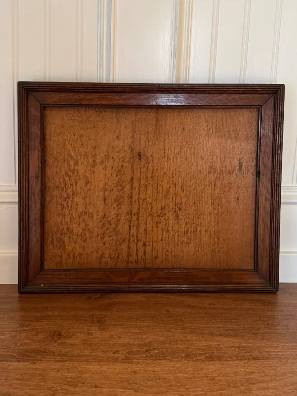 Antique Victorian Oak Wood Picture Frame Fits 11x14 Artwork